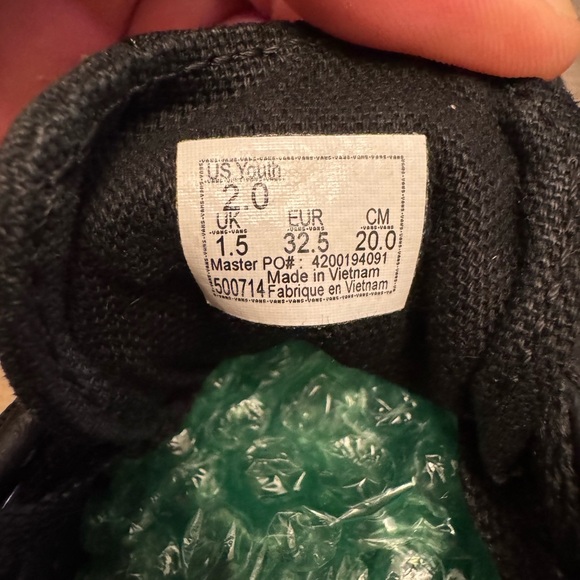 Vans Kid’s Classic Black Sneakers - Picture 5 of 5